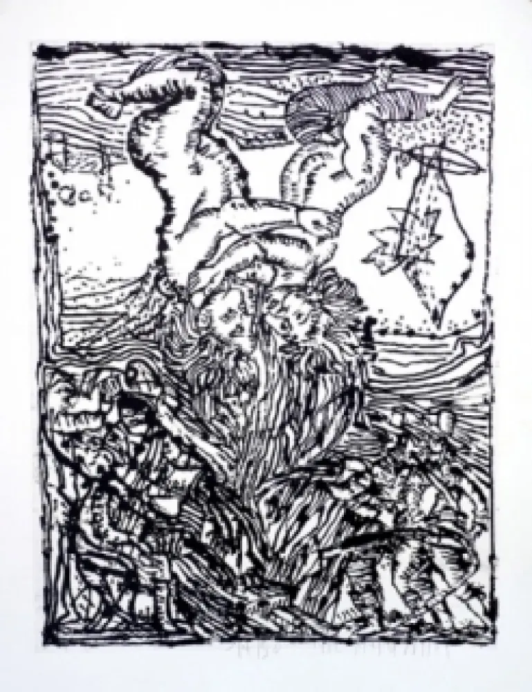 Aguatinta Pincemin - Sans titre