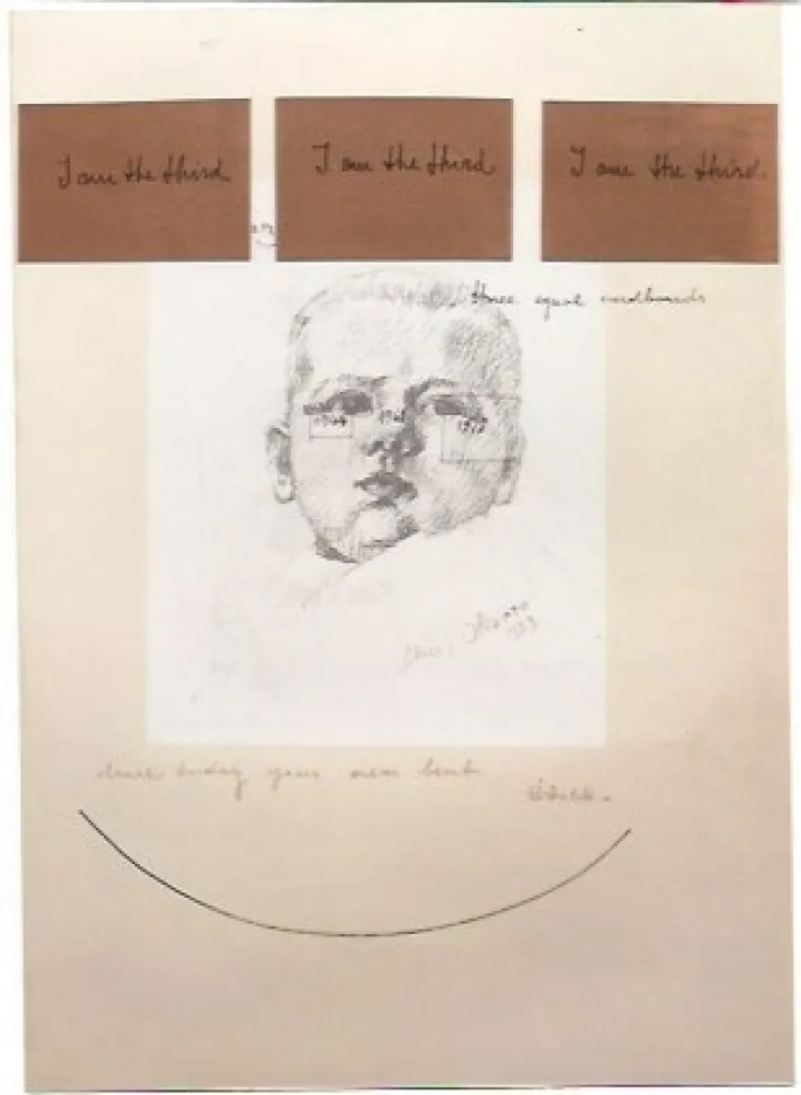 Serigrafía Pistoletto - I am the third