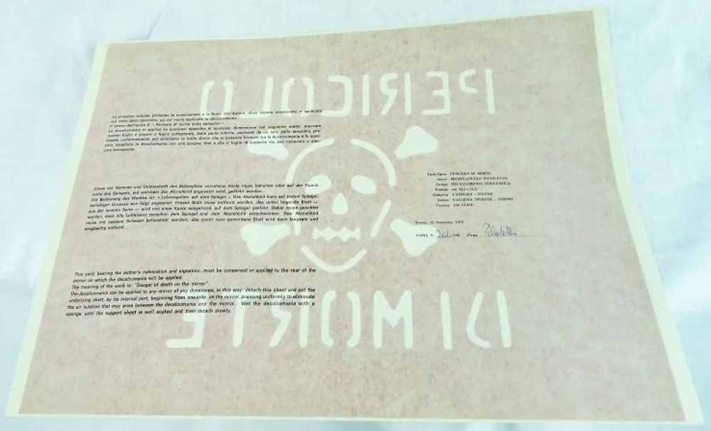 Múltiple Pistoletto - Kölner Kunstmarkt 1971