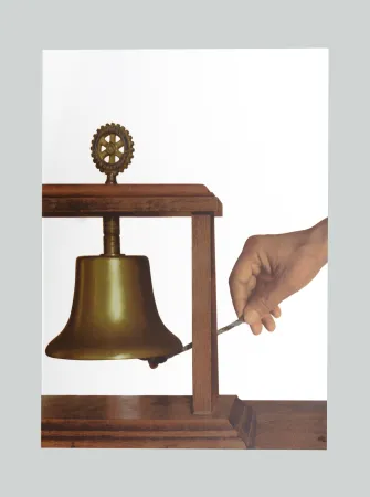 Serigrafía Pistoletto - La campana della solidarietà