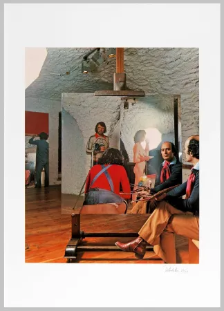 Litografía Pistoletto - Senza titolo