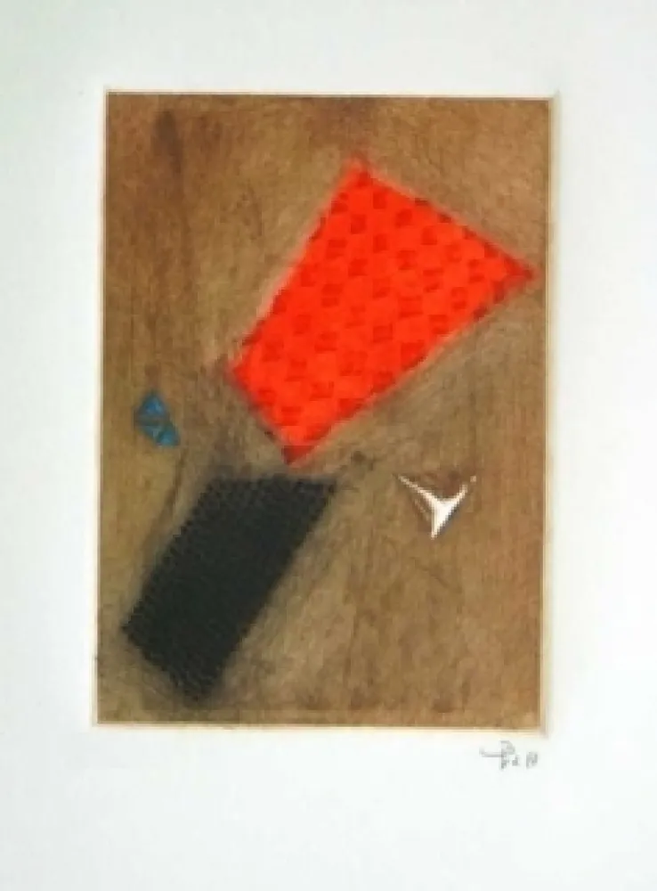 Aguafuerte Y Aguatinta Piza - Flamboyante 