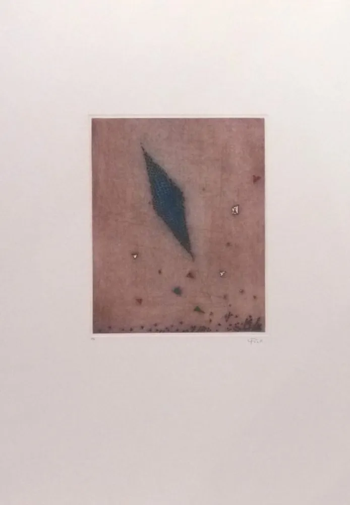 Grabado Piza - Losange Bleu 