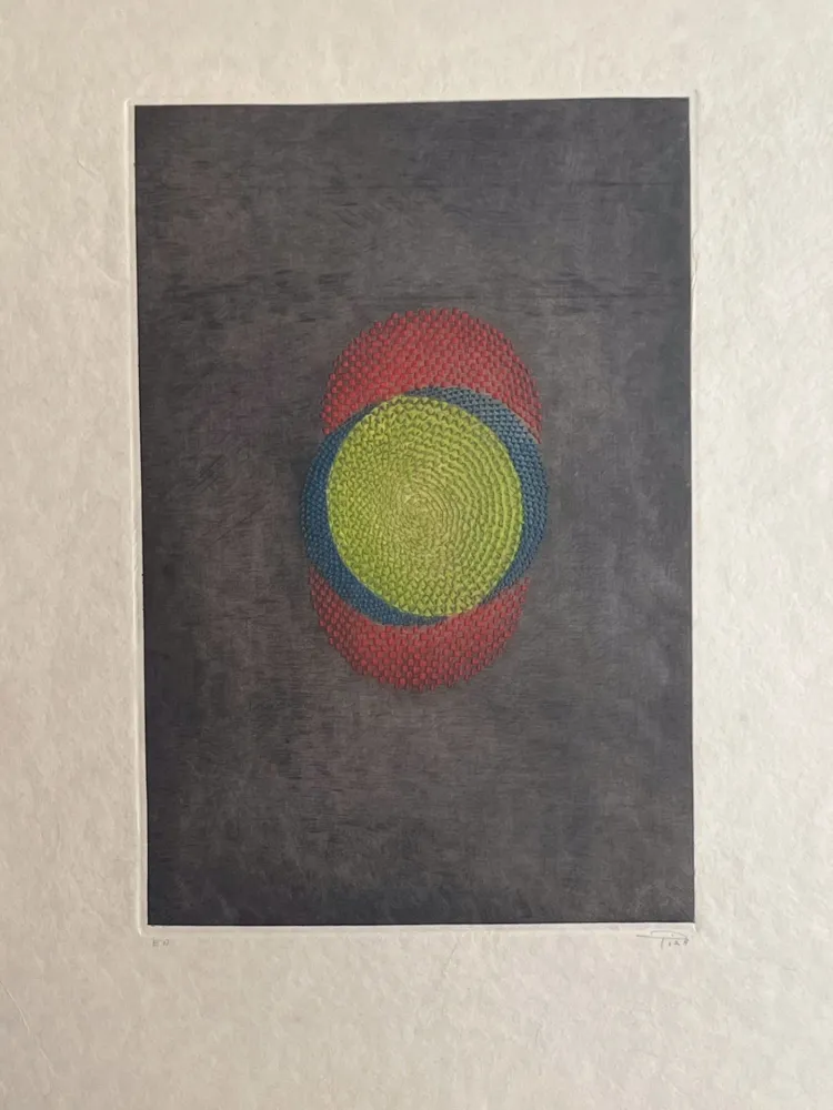 Grabado Piza - Rouge bleu vert 