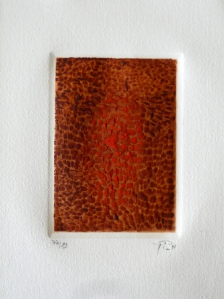 Aguafuerte Y Aguatinta Piza - Terre brulée