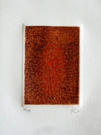 Aguafuerte Y Aguatinta Piza - Terre brulée