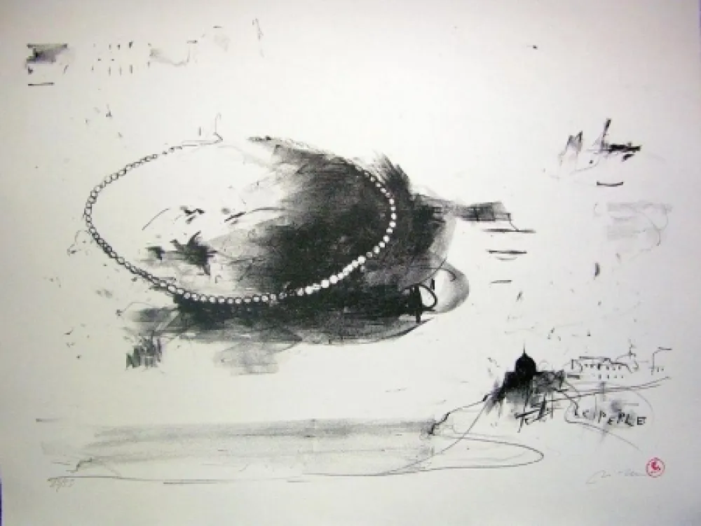 Litografía Pizzi Cannella - Perle coltivate