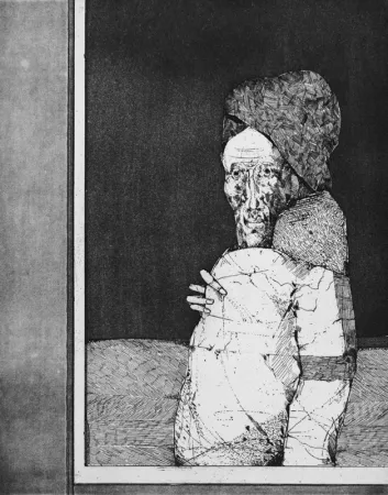 Aguafuerte Plattner - La finestra