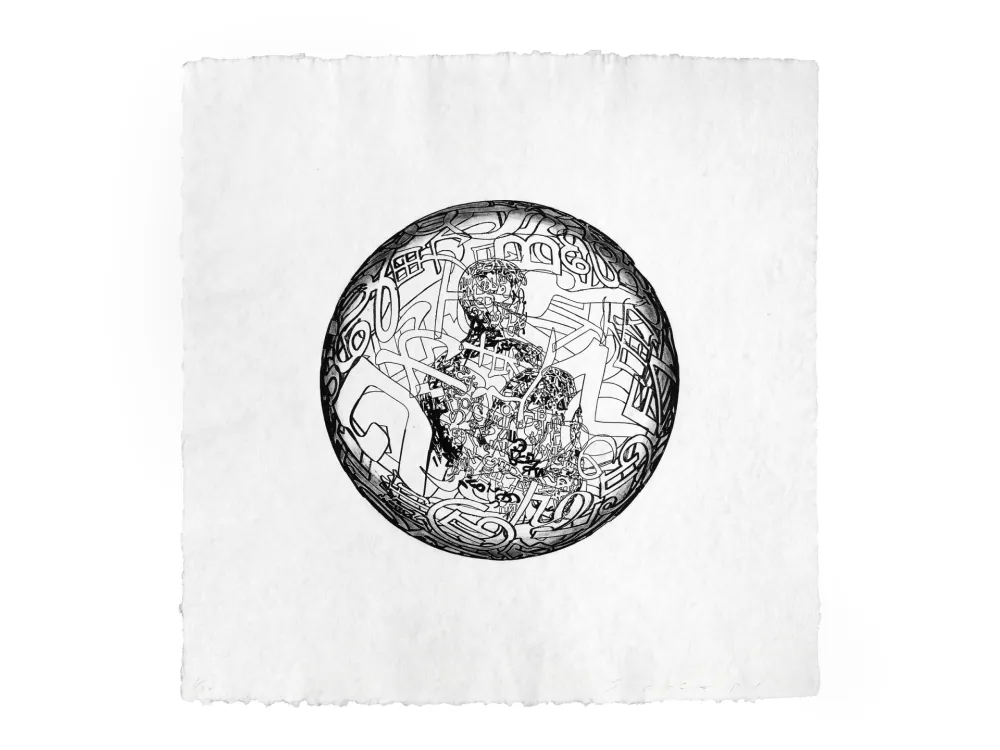 Grabado Plensa - Alchimistes 1