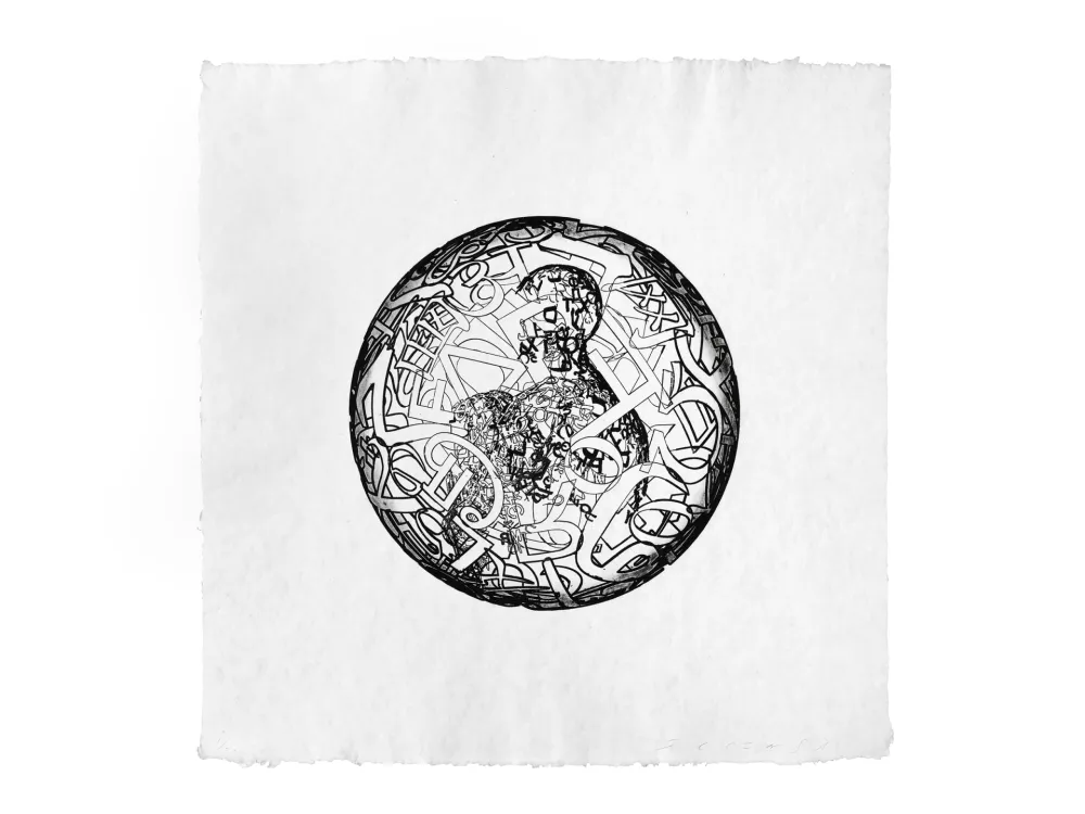 Grabado Plensa - Alchimistes 2