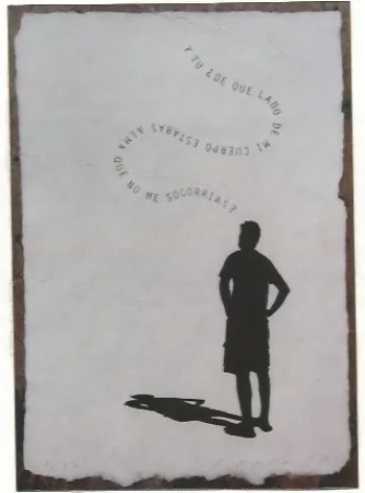 Grabado Plensa - Pensando en Valente