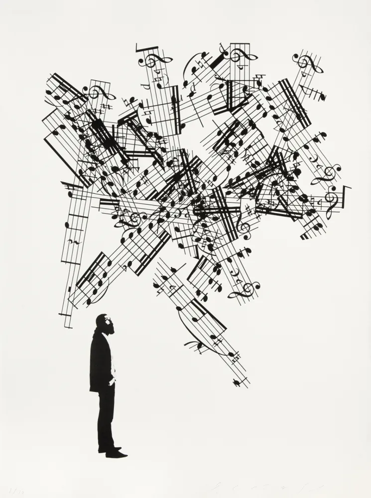 Grabado En Madera Plensa - Suite du temps X