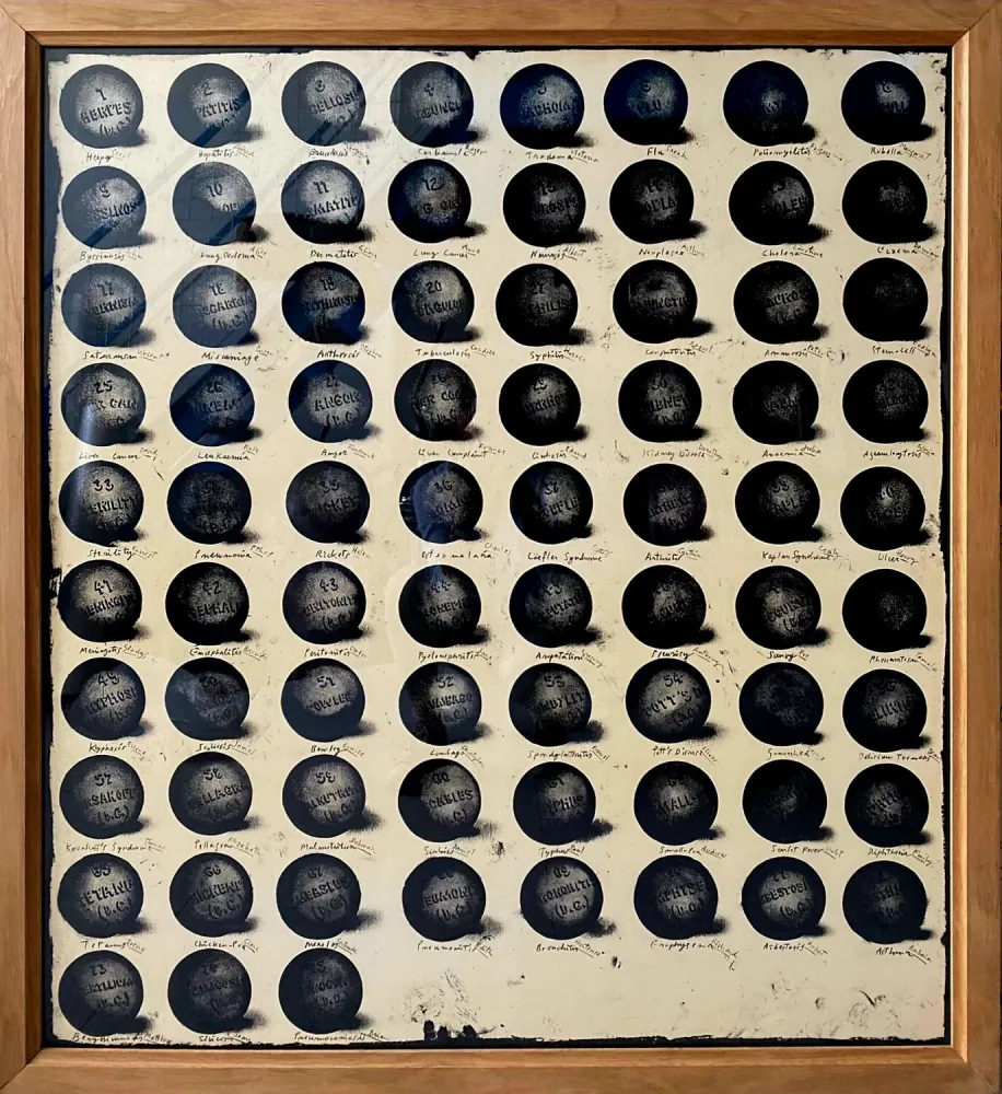 Litografía Plensa - Twins