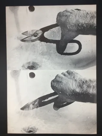 Litografía Plessi - Naufragio 