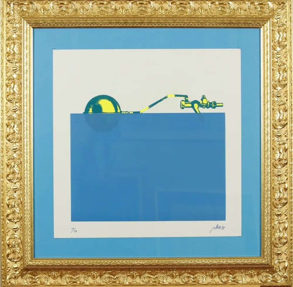 Serigrafía Plessi - Untitled 