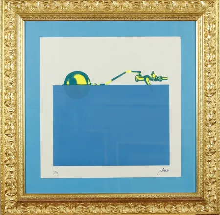 Serigrafía Plessi - Untitled 