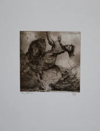 Aguafuerte Y Aguatinta Pöhlitz - Wilder Ritt