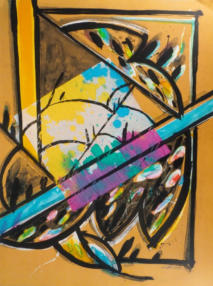 Litografía Poli - Les Perruches