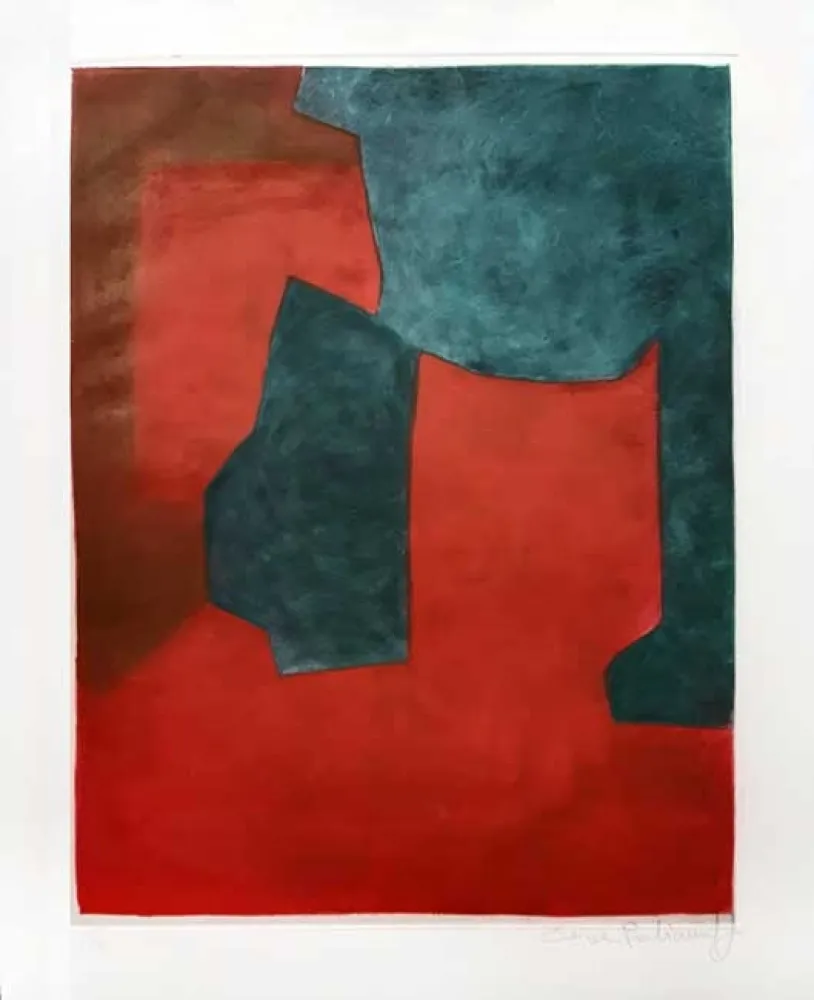 Grabado Poliakoff - Composition