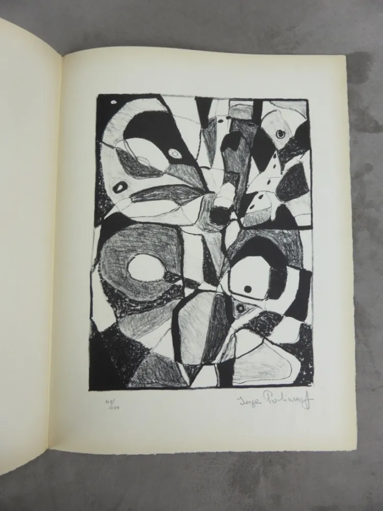 Litografía Poliakoff - Composition (1946)