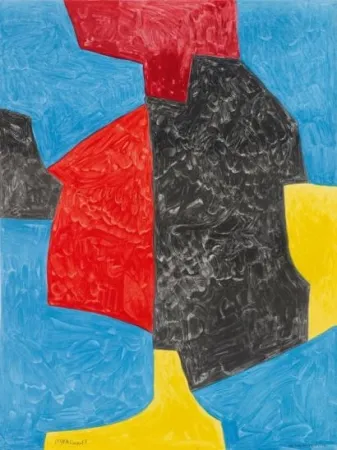 Litografía Poliakoff - Composition