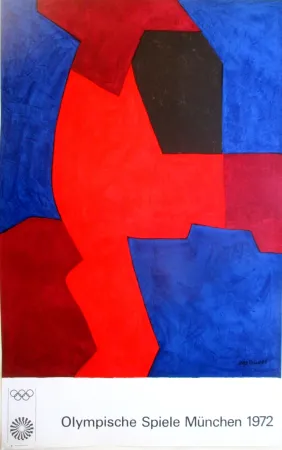 Litografía Poliakoff - OL 1972, original colourlithograph