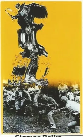 Serigrafía Polke - Der Teifel von Berlin