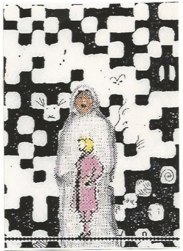 Serigrafía Polke - Hallucie