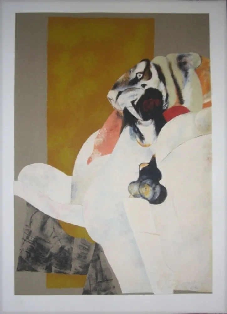 Litografía Pomar - Lion