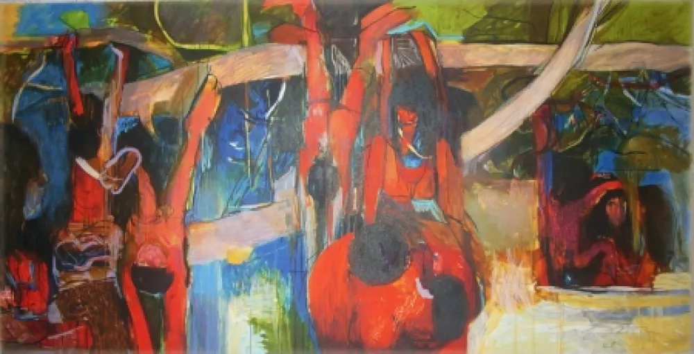 Litografía Pomar - Sans titre