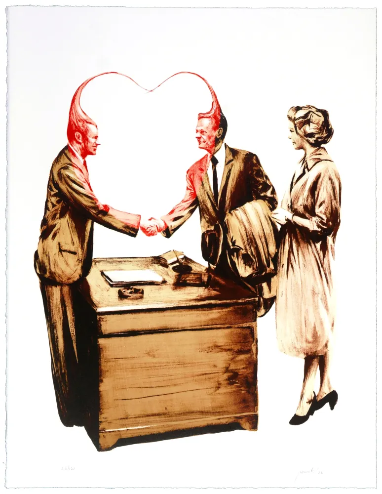 Litografía Pomet - Ellos