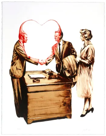 Litografía Pomet - Ellos