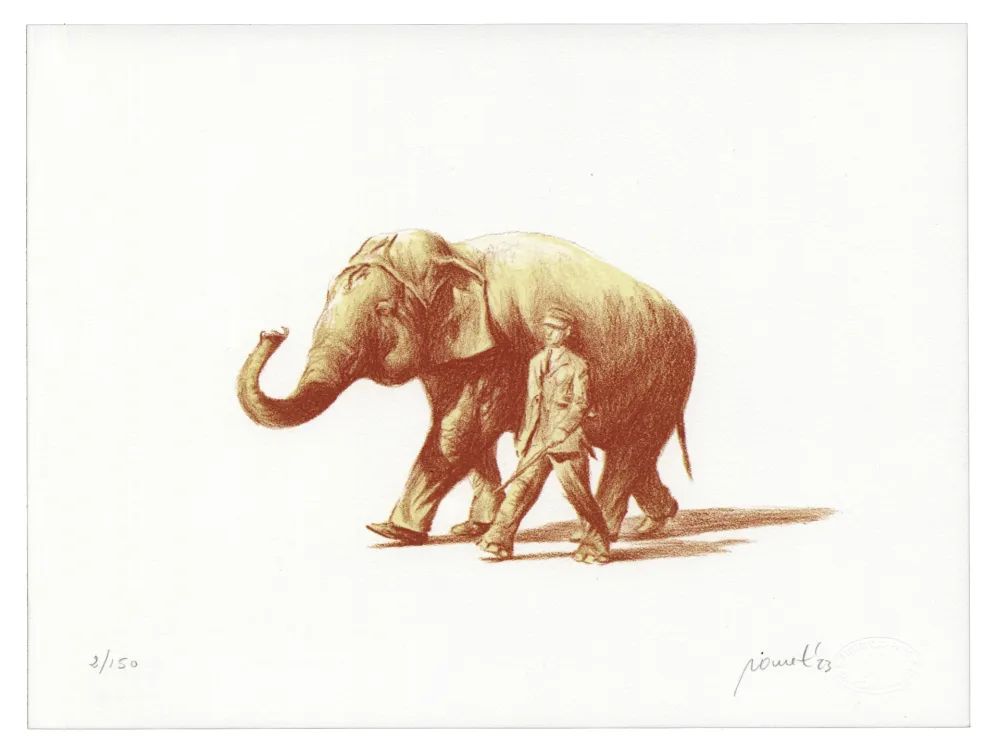 Litografía Pomet - Parade