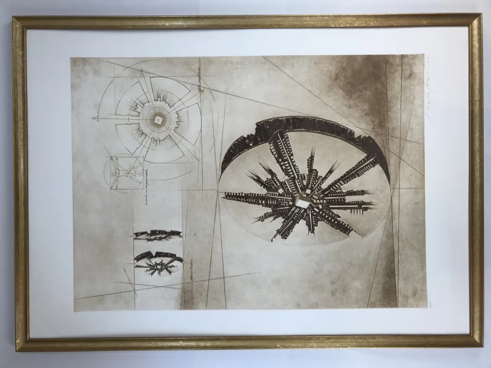 Aguafuerte Y Aguatinta Pomodoro - Grande disco