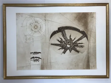 Aguafuerte Y Aguatinta Pomodoro - Grande disco