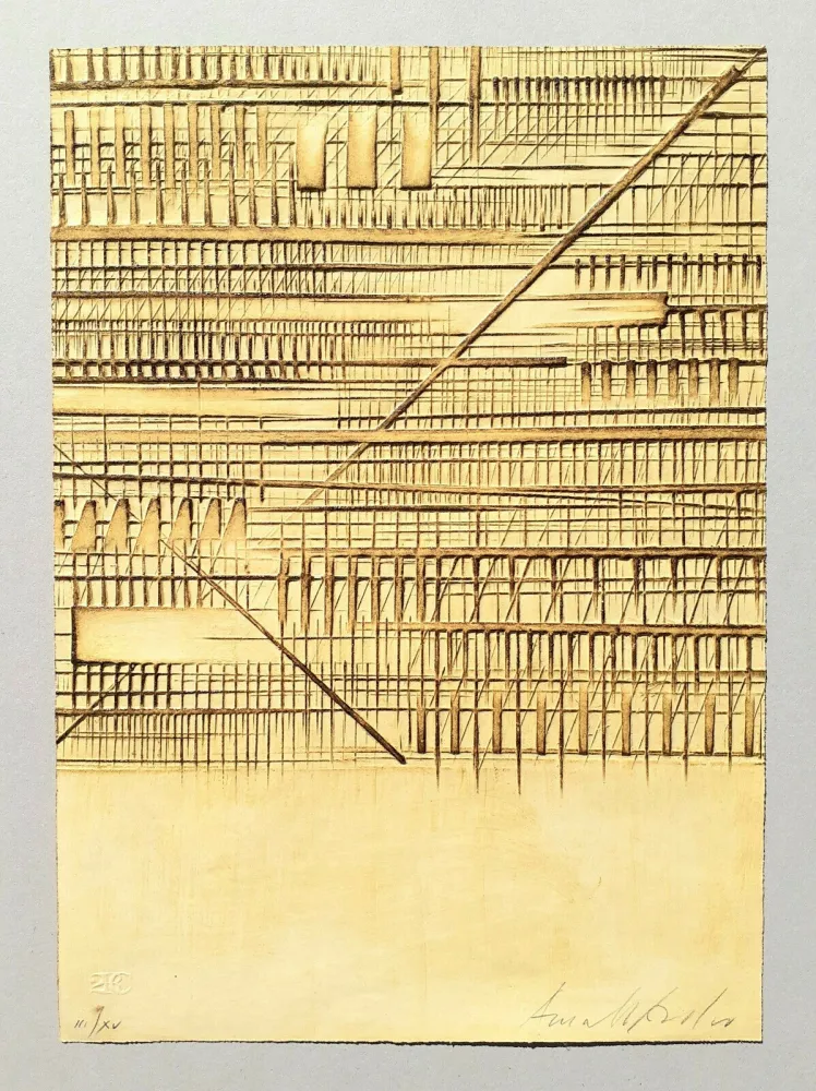 Aguafuerte Pomodoro - Lettera sbarrata