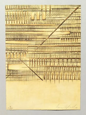 Aguafuerte Pomodoro - Lettera sbarrata