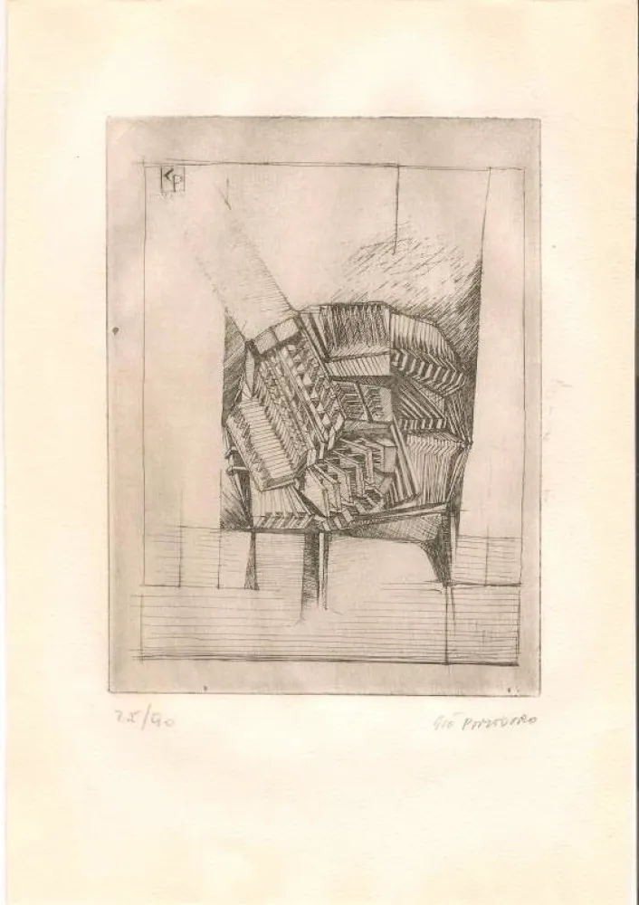 Grabado Pomodoro - SENZA TITOLO