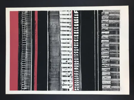 Serigrafía Pomodoro -  Strutturazione, 19655