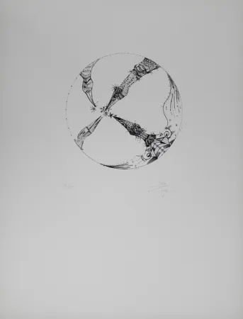 Litografía Ponç - 4 pájaros (4 Birds)