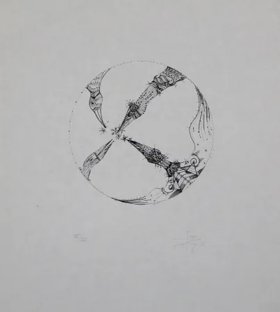 Litografía Ponç - 4 pájaros (4 Birds)