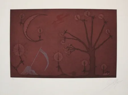 Aguafuerte Y Aguatinta Ponç - Capvespre Màgic / Enchanted Evening