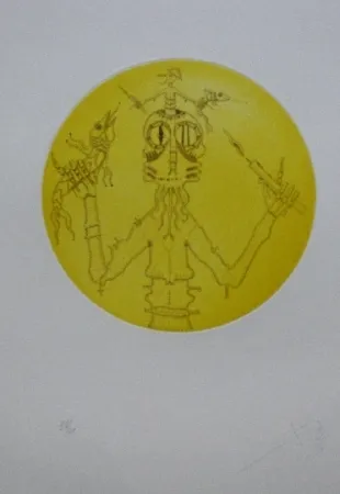 Litografía Ponç - Esquitx