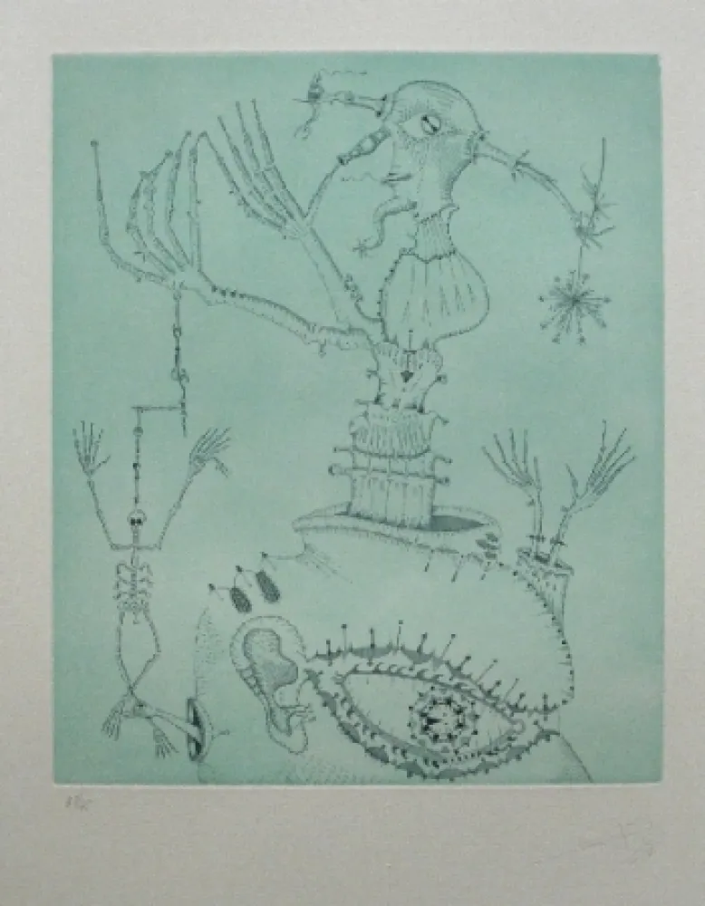 Aguafuerte Y Aguatinta Ponç - Hommage à Bruhegel