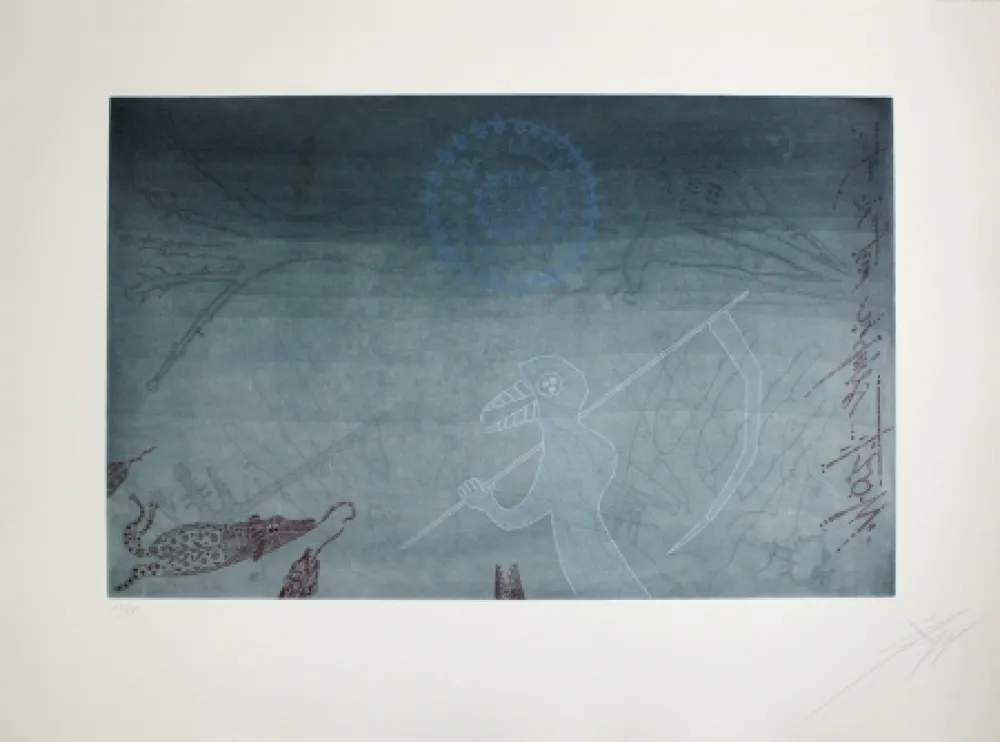 Grabado Ponç - La mort dels mosquits (Death of the Mosquitos)