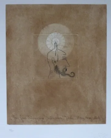 Litografía Ponç - Loco