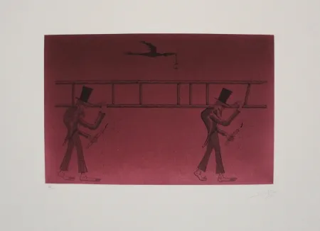 Aguafuerte Y Aguatinta Ponç - Nocturno