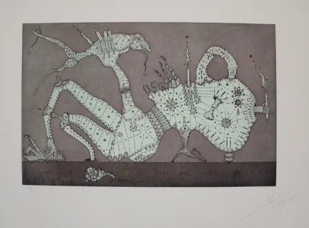 Aguafuerte Y Aguatinta Ponç - Onanista