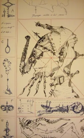 Litografía Ponç - Sans titre 2