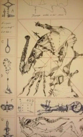 Litografía Ponç - Sans titre 2